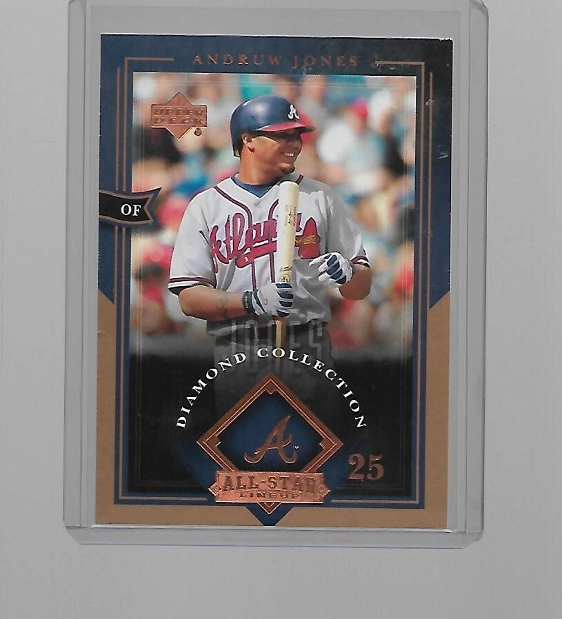 2004 UPPER DECK BASEBALL DIAMOND COLLECTION ALL-STAR LINEUP ANDRUW JONES #7 - Image 1 of 1