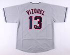 Omar Vizquel Signed Cleveland Indians Jersey Inscribed 11xGG /3xAll Star PSA COA