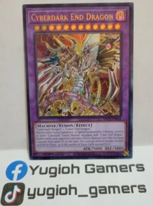 YUGIOH CYBERDARK END DRAGON SDCS-EN044 1 ST EDITION MISPRINT ERROR LIGHT PLAYED - Picture 1 of 1