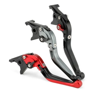 Folding Extendable Brake Clutch Levers For Tiger 800/Trident 660/Street Triple S - Picture 1 of 17