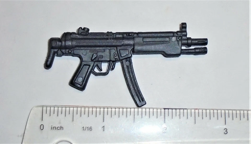 BIN G19  (8 to12Inch) Action Figure - Accessory       Black Sub Machine Gun - Image 1 of 1