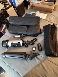 BARSKA Starwatcher 400x70mm Refractor Telescope w/ Tripod, Case & 45X Lens - Picture 1 of 12