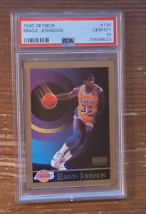 1990 Skybox #138 Magic Johnson PSA 10 Los Angeles Lakers (D)