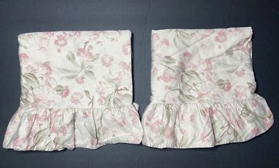 Ralph Lauren BELMONT OAKS Juego de Funda de Almohada REY Floral Volantes ITALIA Par De Colección Fundas Foto 1 de 4