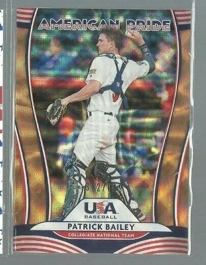 2020 Donruss American Pride #1 Adley Rutschman/Patrick Bailey 302/999 (ref 95364 - Image 1 of 1