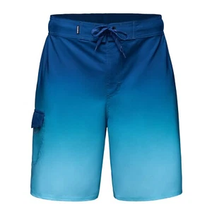 Rokka&Rolla Men's 4-Way Stretch Swim Trunks 9" Quick Dry Board Shorts Beach Swim - Picture 1 of 34