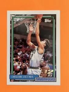 Christian Laettner 1992-93 Topps #334 Minnesota Timberwolves Basketball Card - Picture 1 of 2