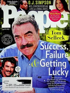 People Magazine April 29, 2024 Tom Selleck O.J. Simpson - Picture 1 of 2