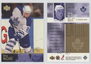 2003-04 Upper Deck UD High Gloss /25 Bryan McCabe #427