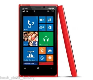 Nokia Lumia 920 - 32GB Red (Unlocked ) Cell Phone AT&T T-Mobile Good - Picture 1 of 1