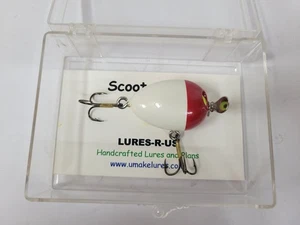 Señuelo artesanal vintage Scooter Bug de Lures-R-Us con caja e instrucciones - Imagen 1 de 4