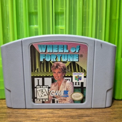 WHEEL of FORTUNE N64 Nintendo Nostalgic Video Game Cartridge 1997 90s  - Image 1 of 4