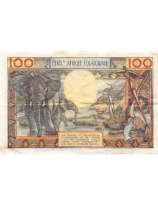 Tschad 100 Franken - Äquatorialafrika - Tschad - ND (1963) - Bild 1 von 2