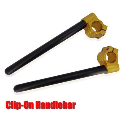 54MM CNC Handle Bar Clip On Ons For BUELL X-1 Lightning FIREBOLT 1125 ALL BG — 第 1/3 张图片