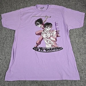 Yu Yu Hakusho Ghost Files Shirt Gr. XL Crunchyroll Anime Grafik Tee Lila - Bild 1 von 8