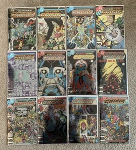 (2024) CRISIS ON INFINITE EARTHS #1-12 COMPLETE FOIL VARIANT COVER FACSIMILE SET - Picture 1 of 1
