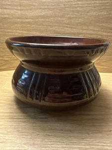 VTG Tobacco Robinson Ransbottom Spittoon R.R.P. Co. Ohio USA 193 Pottery Brown - Picture 1 of 8