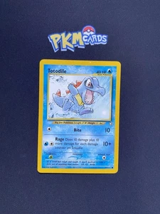 Pokémon TCG Totodile Neo Genesis 80/111 Regular LP. - Picture 1 of 3