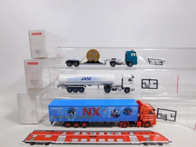 3X H0 1:87 Sattelzug Scania: 503 + 786 + Siemens NX Mint Box #CY918-0,5 - Immagine 1 di 4