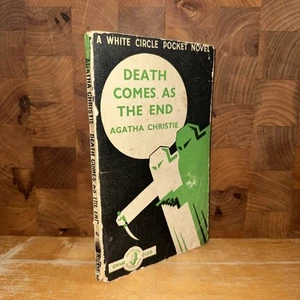 Vintage White Circle Pocket PB : Death Comes As The End : Agatha Christie : 1945 - Picture 1 of 4