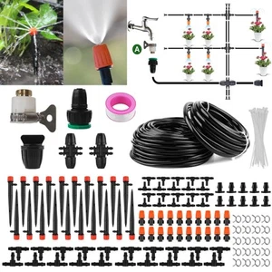 Drip Irrigation System Kit 115FT Garden Irrigation System with Quick Adapter ... - Picture 1 of 8