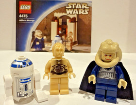 Lego Star Wars 4475 Minifigures - Bib Fortuna, C-3PO, R2-D2 sw0028 sw0076 sw0010