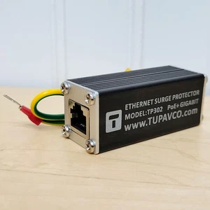 Tupavco TP302 Ethernet Überspannungsschutz PoE++ Gigabit RJ45 Blitzschutz - Bild 1 von 6