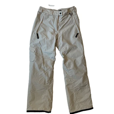 Columbia Sportswear Mujer Cintura Elástica Convertible Beige Aislado Pantalones de Esquí, M Foto 1 de 4