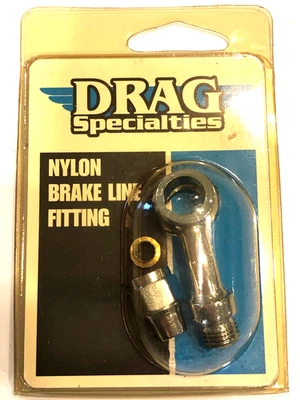 Montaje de banjo de nailon de 3/8"/10 mm - 35 grados P/N 1742-0105 OEM Drag Specialties Foto 1 de 4