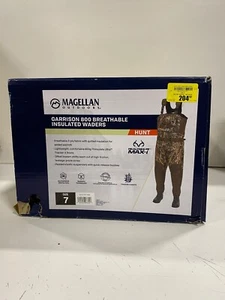 Magellan Men's Garrison 800 Breathable Insulated Wader Realtree Camo Size:7 - Picture 1 of 3