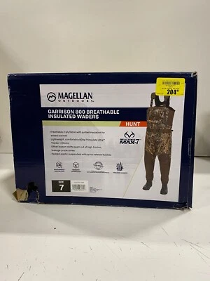 Magellan Men's Garrison 800 Breathable Insulated Wader Realtree Camo Size:7 - Image 1 of 3