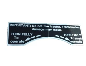 317 John Deere Transmission Knob Decal 300,312,314 lgt - Picture 1 of 2