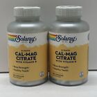 2x Cal-Mag Citrate 180 (360) Caps  by Solaray Ex 03/27