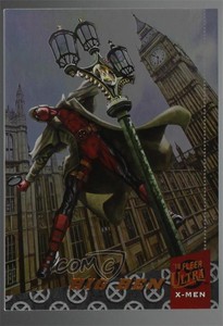 2018 Fleer Ultra Marvel X-Men Around the World Rainbow Foil Deadpool Big Ben x8s