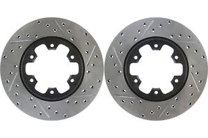 Front PAIR Stoptech Disc Brake Rotor for 1995-1997 Nissan Pickup (45631)