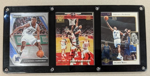 ANFERNEE HARDAWAY PENNY 3 CARD PLAQUE MEMPHIS STATE TIGERS ORLANDO MAGIC Cover