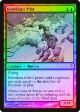 Krovikan Mist FOIL Coldsnap HEAVILY PLD Blue Common MAGIC MTG CARD ABUGames