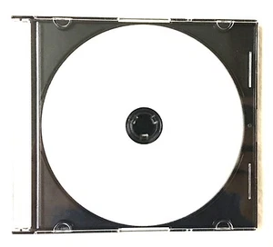 5 PK White Inkjet Printable Blu-Ray BD-R Blank Disc 25GB in Slim Jewel Cases - Picture 1 of 2