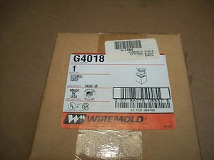 NEU WIREMOLD G4018 4000 SERIE AUSSENBOGEN GRAU OBERFLÄCHENMONTAGE LAUFBAHN P188 - Bild 1 von 6
