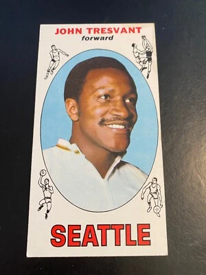 1969-70 TOPPS BASKETBALL #58 JOHN TRESVANT!! (STAIN ON BACK) $1 SHIPPING!! - Image 1 of 2
