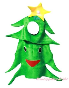 Xmas Christmas Tree Halloween School Party 2pc Kids Child Unisex Green Costume - Bild 1 von 1