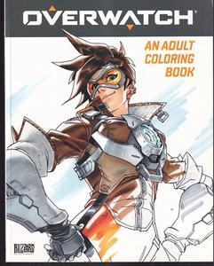 OVERWATCH COLORING BOOK by Blizzard Entertainment (2017 Softcover){C7} - Foto 1 di 2