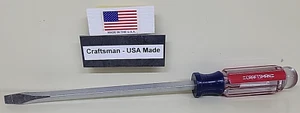 Craftsman 41587 8" Shank 5/16" Flat Tip 12" Screwdriver Square Shaft USA NOS - Picture 1 of 11