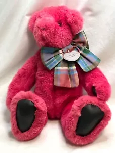 Peluche peluche Gund Victoria's Secret rosa caldo orsacchiotto 11,25" 1992 - Foto 1 di 11