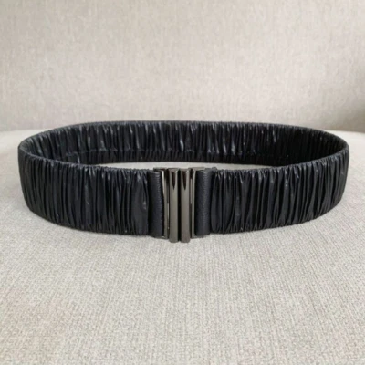 Donna Elastico Vita Cintura Stringere Elasticizzato Cintura Fibbia per Piumino - Immagine 1 di 4