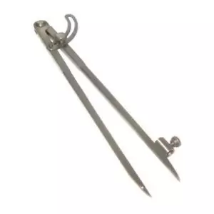 12 Zoll Kompass Schreiber Verriegelung Flügel Teiler Bleistift Halter, Zeichnen Kreise - Bild 1 von 2