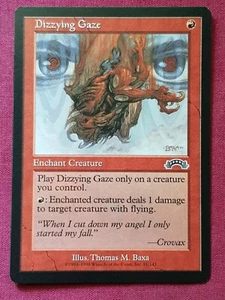Magic The Gathering EXODUS DIZZYING GAZE red card MTG - Picture 1 of 2