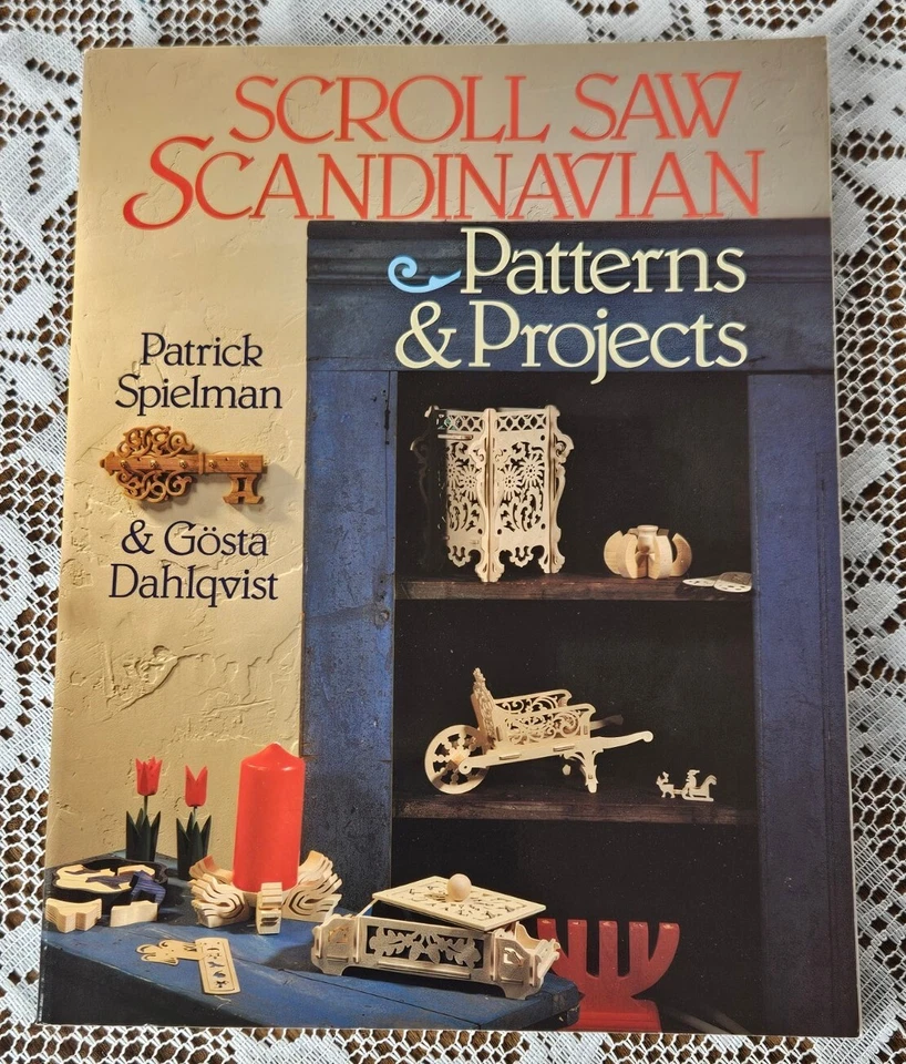 Scroll Saw Scandinavian Patterns & Projects 1995 Vintage Paperback Woodworking - Image 1 of 1
