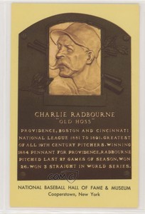 1964 National Baseball Hall of Fame and Museum Postcards Old Hoss Radbourn HOF