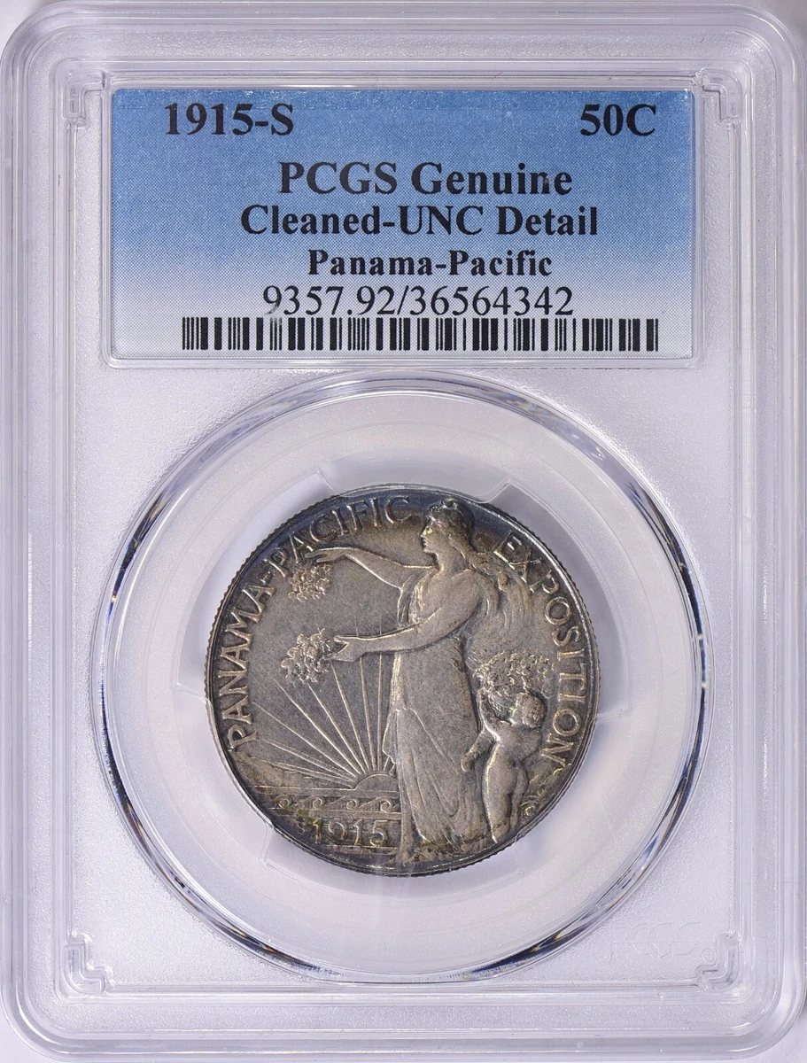 1915S パなまパしふィッく 50C PCGS MS 62 CAC 新規あめりかあンてィーくこいン50ドる パなまパしふィッく金貨